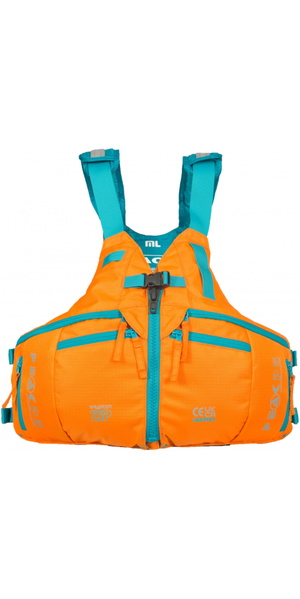 2026 Peak PS Womens Wraptor Zip PFD Buoyancy Aid W26WZ - Orange
